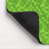 Tapis De Souris Motif de pixel vert Rétro 8 bits de jeu (Coin)
