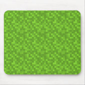 Tapis De Souris Motif de pixel vert Rétro 8 bits de jeu (Devant)