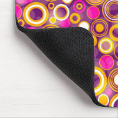 Tapis De Souris Motif de point violet de polka (Coin)