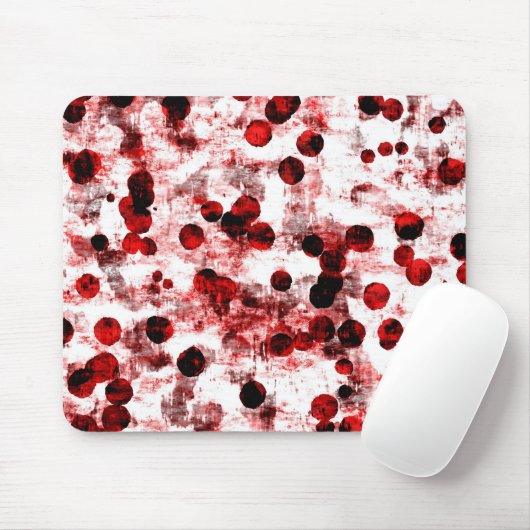 Tapis De Souris Motif de points aquarelle (Avec souris)