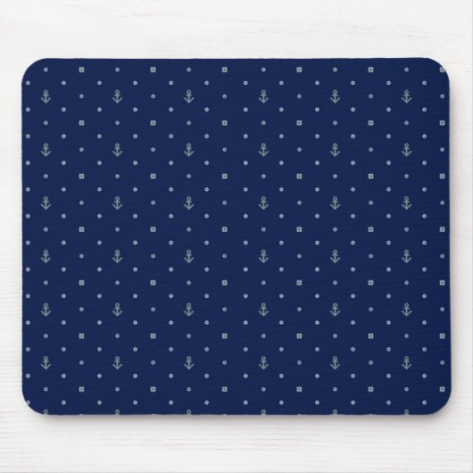 Tapis De Souris Motif de pois d'Ancre (Devant)