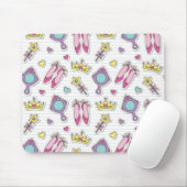 Tapis De Souris motif de princesse de papillon (Avec souris)