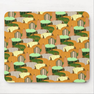 Tapis De Souris Motif de récolte de courge d'automne