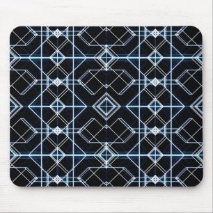 Tapis De Souris Motif de réseau néon futuriste