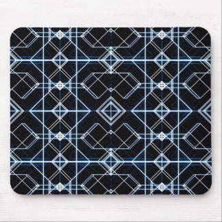 Tapis De Souris Motif de réseau néon futuriste