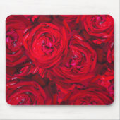 Tapis De Souris Motif de roses rouges profondes (Devant)
