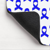 Tapis De Souris Motif de ruban bleu (Coin)