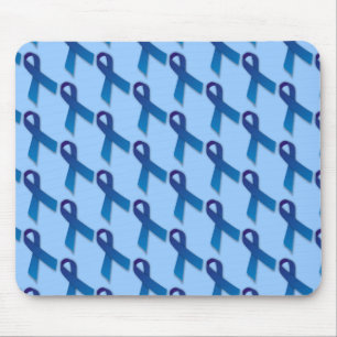 Tapis De Souris Motif de rubans bleus