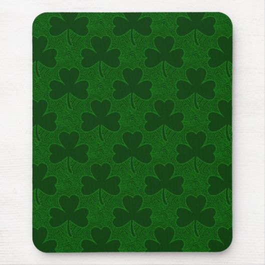 Tapis De Souris Motif de shamrock (Devant)
