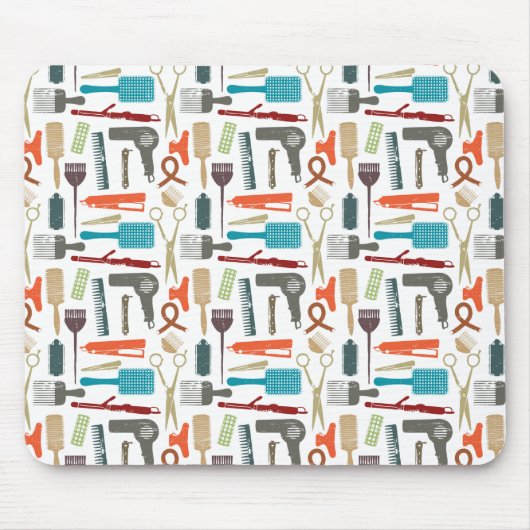 Tapis De Souris Motif de soins capillaires (Devant)