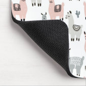 Tapis De Souris Motif de sourire de lamas (Coin)