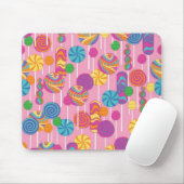 Tapis De Souris Motif de sucrerie de lucettes (Avec souris)