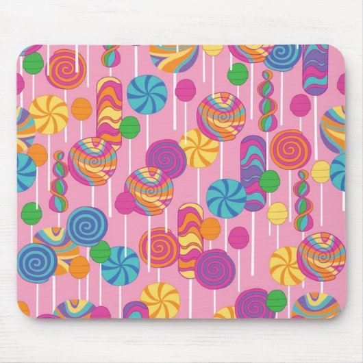 Tapis De Souris Motif de sucrerie de lucettes (Devant)