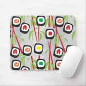 Tapis De Souris Motif de sushi (Avec souris)