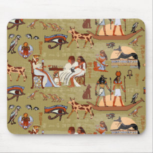 Tapis De Souris Motif de symboles de l'Egypte