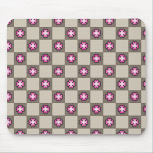 Tapis De Souris Motif de tableau de bord rose