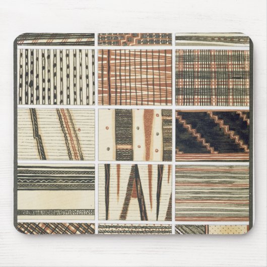 Tapis De Souris Motif de tapa polynésien du cuisinier (Devant)