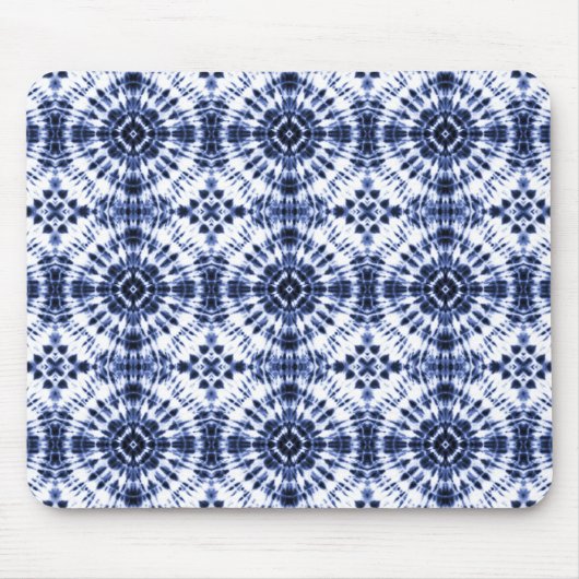 Tapis De Souris Motif de teinture bleu foncé (Devant)