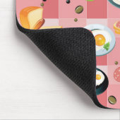 Tapis De Souris Motif de tomate et d'oeufs au plat (Coin)