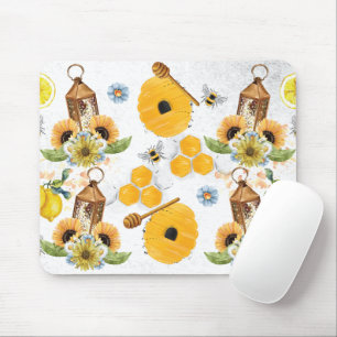 Tapis De Souris Motif de tournesol de Garden Bee