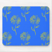 Tapis De Souris Motif de tournesol jaune (Devant)