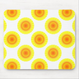 Tapis De Souris Motif de tournesol personnalisé