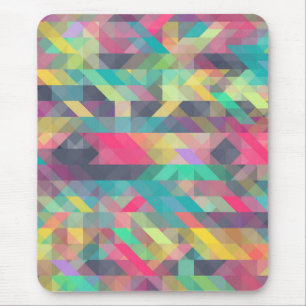 Tapis De Souris Motif de triangles géométriques cool