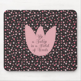 Tapis De Souris Motif de tulipe rose simple doux - Toutes directio