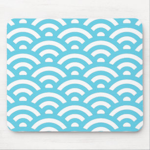 Tapis De Souris Motif de vague bleue