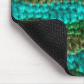 Tapis de souris - Motif de vague en vert (Coin)