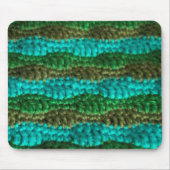 Tapis de souris - Motif de vague en vert (Devant)