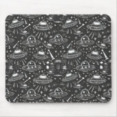 Tapis De Souris Motif de vaisseau spatial (Devant)