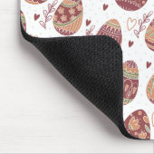 Tapis De Souris Motif décoratif | Mousepad d'oeufs de pâques (Coin)