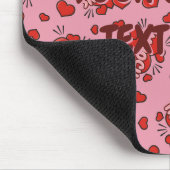 Tapis De Souris Motif d'effet sonore de bande dessinée (Coin)