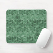 Tapis De Souris Motif d'enveloppement de bulle verte (Avec souris)