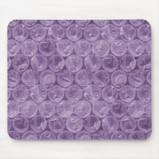 Tapis De Souris Motif d'enveloppement de bulle violette (Devant)