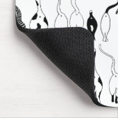 Tapis De Souris Motif des boutons de chat (Coin)