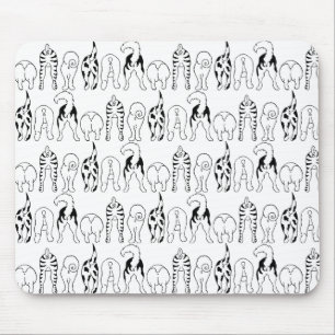 Tapis De Souris Motif des boutons de chien