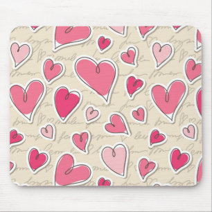 Tapis De Souris Motif des coeurs