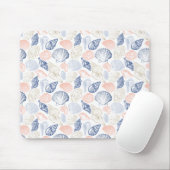 Tapis De Souris Motif des coques (Avec souris)