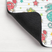 Tapis De Souris motif des créatures de mer (Coin)