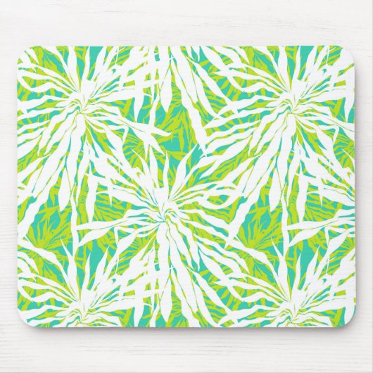 Tapis De Souris Motif des Feuilles de Palm Tropical (Devant)