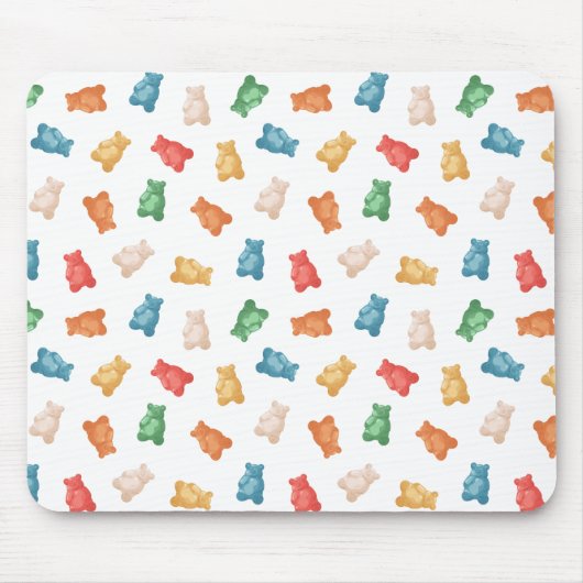 Tapis De Souris Motif des ours de gomme (Devant)