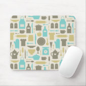 Tapis De Souris Motif Des Outils De Cuisine (Avec souris)