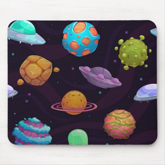 Tapis De Souris Motif d'espace (Devant)