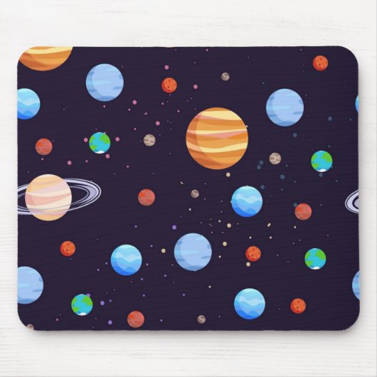 Tapis De Souris Motif d'espace (Devant)