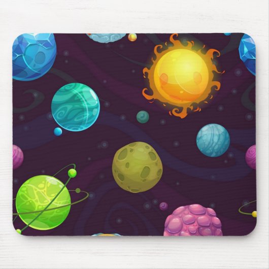 Tapis De Souris Motif d'espace (Devant)