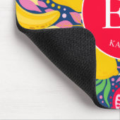 Tapis De Souris Motif d'été pour le Monogramme de fruits tropicaux (Coin)