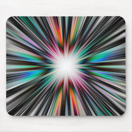 Tapis De Souris Motif d'explosion Starburst (Devant)