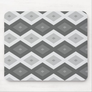 Tapis De Souris Motif diamant nuances de gris